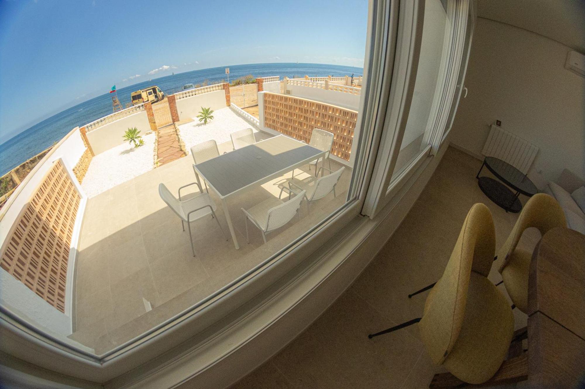 Vistas Y Terraza Panoramica Frente Al Mar En Denia, Las Rotas Екстериор снимка